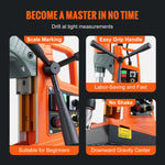 SucceBuy 1450W Magnetic Drill 2"Boring Diameter 12500/12800N Portable Electric Mag Drill Press 800 RPM Magnetic Drilling Machine