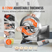 Charger l'image dans la visionneuse de galerie, Amocart Manual Vegetable Fruit Slicer 0-0.5"/0-12mm Thickness Adjustable Commercial Slicer Machine Food Cutter Slicing Machine
