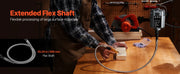 Charger l'image dans la visionneuse de galerie, 【From China】Amocart Flex Shaft Grinder 1000W 1200W Electric Flex Shaft Rotary Tool Carver Hanging Grinding Machine For Buffing
