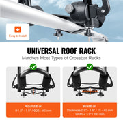 Bild in Galerie-Viewer laden, Amocart Kayak Roof Rack 2 Pairs J-Bar Soft Roof Rack Quick Folding Top Mount Tie Down Carrier for Surf Board Canoe Ski Board
