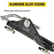 Bild in Galerie-Viewer laden, Amocart Hydraulic Steering Cylinder 150HP HC4645H Front Mount Hydraulic Outboard Marine Steering Cylinder Fit for Boat Steering
