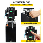 SucceBuy 14 Quart Hydraulic Pump Unit 3 HP 220V 2950 PSI 2 & 4 Post Lifts 3.5 Gal Reservoir Car Jack Power Suit for Auto Repair