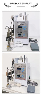 Load image into Gallery viewer, Multifunctional Soldiering Machine Semi-Automatic Soldering Station Precision USB Spot Welding DC Plug Soldering LED Light Power
