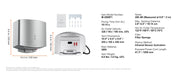 Charger l'image dans la visionneuse de galerie, Amocart Heavy Duty Commercial Hand Dryer 1400W Automatic High Speed Warm Wind Hand Blower Built-In Filter Sponge for Home
