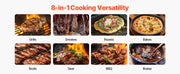 Bild in Galerie-Viewer laden, WiFi App-Controlled Pellet Grill, Amocart BBQ Smoker with LCD Controller for Camping
