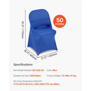 Bild in Galerie-Viewer laden, SucceBuy 50 Pcs Pink Chair Covers Polyester Spandex Chair Cover Stretch Slipcovers Flat-Front Chair Covers for Wedding Party
