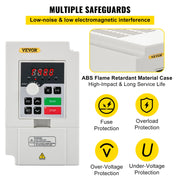 Bild in Galerie-Viewer laden, Amocart 2.2/3/4/7.5KW VFD Frequency Inverter 110V/220V 1/3P Input 3P Output Variable Frequency Drive CNC Motor Converter
