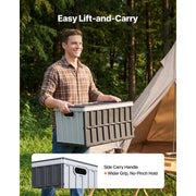 Load image into Gallery viewer, SucceBuy 2/3Packs 65L Plastic Collapsible Storage Bins Stackable Folding Crates Containers Space-Saving Basket for Home Organize
