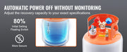 Charger l'image dans la visionneuse de galerie, Amocart 30 lbs Refrigerant Recovery Tank with Float Switch Reusable AC Recovery Tank HVAC for All Refrigerant Prevent Overflow
