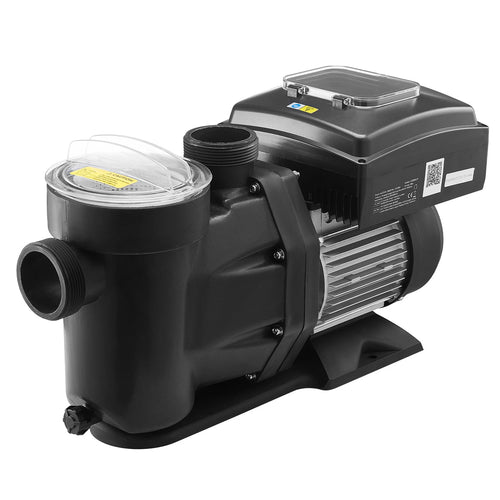Amocart Variable Speed Pool Pump 1.5/2/3 HP AC 220-240V 115/132/145/190 GPM In/Above with Filter Basket Timer for Swimming Pool