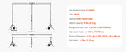 Load image into Gallery viewer, Amocart Backdrop Stand Adjustable Photo Backdrop Kit Heavy Duty Projector Screen Stand for Wedding Photo Video Studio Party
