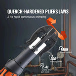 Amocart Pro Press Tool 18V Electric Pipe Crimping Tool for 1/2" 3/4" 1" Copper Pipes Press Tool Kit with 3 Jaws 2Pcs Battery