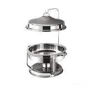 Charger l'image dans la visionneuse de galerie, Amocart 4 Pack Chafing Dish Buffet Set Stainless Steel Chafer w/4 Full Size Pan Round Catering Warmer Server for Party Banquets
