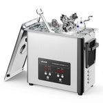 Amocart 6L 10L 15L 30L Ultrasonic Cleaner Stainless Steel Ultrasonic Cleaning Bath Machine for Watches Razors Jewelry Coins