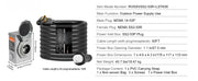 Bild in Galerie-Viewer laden, Amocart 50Amp Generator Cord &amp; Power Inlet Box Kit NEMA 14-50P/SS2-50R STW 6/3+8/1 AWG Power Cord with Lock Connector for RV
