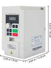 Bild in Galerie-Viewer laden, Amocart 2.2/3/4/7.5KW VFD Frequency Inverter 110V/220V1/3P Input 3P Output VariableFrequency Drive CNC Motor Inverter Converter
