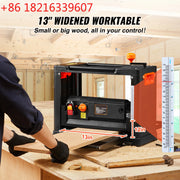 Charger l'image dans la visionneuse de galerie, TAO Amocart Electric Thickness Planer Benchtop 13inch Wood Planer with 3 Blades Two Speed 15-Amp 2000W for DIY
