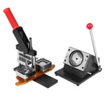 50mm Square Photo Magnet Maker Machine with 100 Sets Materials DIY Fridge Maker Magnet Press Kit for Crafting Home Use Business