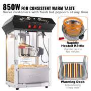 Bild in Galerie-Viewer laden, Amocart Popcorn Popper Maker Machine 8 Oz Kettle Makes 48 Cups per Batch Countertop Includes 4 Scoops Movie Theater Style
