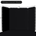 SH 240x400cm Background Stand Frame With Photography Green Screen Backdrops Photography Background For Living Video Recording
