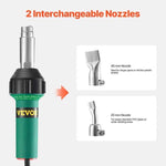 Amocart 1600W Plastic Welding Gun Hot Air Plastic Welder Pistol PVC TPO Vinyl Heat Gun Welding Torch Kit W/ for PP/PE/PVC Sheet