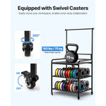 SucceBuy 3-Tier 3D Printer Filament Storage Rack with Wheels Filaments Organzied Printer Stand for 3D Printing Station Office