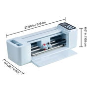 Bild in Galerie-Viewer laden, Amocart Vinyl Cutting Machine 12 in Button Screen Controlled Vinyl Cutter 5000+ Built-in Design Resources Creating Crafts Cards
