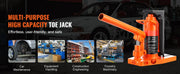 Load image into Gallery viewer, Amocart Hydraulic Toe Jack 2.5T Toe Jack Lift 0.8-5.3in Toe Height 8.9-13.4in Top Height, Air Hydraulic Claw Jack for Machinery
