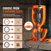 Load image into Gallery viewer, Amocart 4 Model Mortising Attachment Drills Square Hole Chisel Set for for Drill Press, Woodworking Mortising Tenoning Drilling
