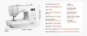 Charger l'image dans la visionneuse de galerie, Amocart Computerized Sewing Machine 18/60/200 Stitch Applications LED Screen Foot Pedal and LED Light Heavy-Duty Metal Frame
