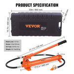 Amocart 10 Ton Hydraulic Jack Air Pump Lift Ram Body Frame Porta Power Repair Kits Multi-functional Auto Body Frame Repair Kits