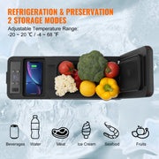 Load image into Gallery viewer, Amocart 8L Car RefrigeratorCar Armrest Refrigerator Fridge 8L Single Zone Freezer -4℉-68℉ Adjustable Range 12/24V DC and Cooler
