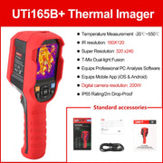 Load image into Gallery viewer, UNI-T UTI260B UTI260A Thermal Imaging Camera 256X192 Pixels Thermal Imager UTI260B+ PCB Circuit Floor Heating Tube Testing
