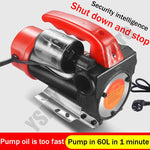 Electric Fuel Transfer Pump 12V/24V/220V 12GPM Convenient Diesel oil Fuel Dispenser automatic start-stop for diesel/coal oil