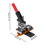 50mm Square Photo Magnet Maker Machine with 100 Sets Materials DIY Fridge Maker Magnet Press Kit for Crafting Home Use Business