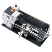 Charger l'image dans la visionneuse de galerie, Amocart 8x16in 550W Benchtop Lathe Machine Variable Speed &amp; 0.0003in Spindle Accuracy Metal Gear for Processing Precision Parts
