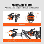Amocart Bike Repair Stand Heavy-duty Aluminum Adjustable Height Magnetic Tool Tray Telescopic Arm Foldable for Home Shops