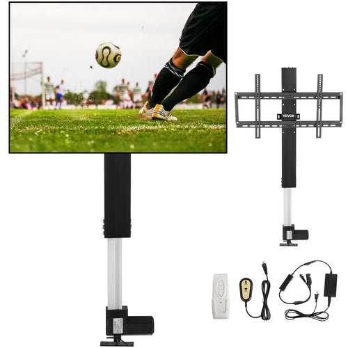 SucceBuy Remote TV Lift Motorized Cabinet TV Mount Bracket Electirc Actuator Lift Column DC Motor Height Adjustable Plasma LCD