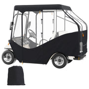 Charger l'image dans la visionneuse de galerie, Amocart Golf Cart Enclosure 420D Polyester Driving Enclosure with 4-Sided Transparent Windows 4 Passenger Club Car Cover
