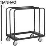 SucceBuy 1500LBS Drywall Sheet Cart Panel Dolly with Deck & 5" Swivel Wheels Handling Wall Sheetrock Lumber for Garage Warehouse