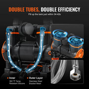 Charger l'image dans la visionneuse de galerie, Amocart Silent Air Compressor 900W 1450W 1800W Quiet Oil-free Portable Air Pump for Repair Tire Inflation Whisper Compressor
