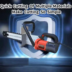 Electric Concrete Wall Cutter 5000W High Power Chainsaw Cutting Machine, Chainsaw Multi-Function Slotting Tool for Building
