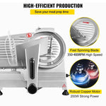 Amocart Meat Slicer 200W/240W/320W/340W Electric Deli Food Slicer Adjustable Thickness for Commercial Home Use Cut Meat Cheese