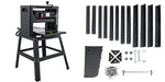 Amocart Electric Planer 12.5/13 inch Thicknesser Wood Planer With Stand & Dust Exhaust 1800W 8000RPM for Woodworking Power Tool