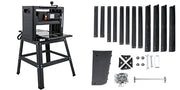 Charger l'image dans la visionneuse de galerie, Amocart Electric Planer 12.5/13 inch Thicknesser Wood Planer With Stand &amp; Dust Exhaust 1800W 8000RPM for Woodworking Power Tool
