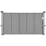 Amocart 55/71/110in Retractable Baby Gate 34in Tall Extends Wide Retractable Gate for Kids Pets Mesh Material Easy to Install