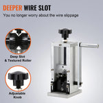 SucceBuy Manual Wire Stripping Machine Portable Aluminum Frame 11.5-25mm 11.5-38mm Wire Peeler for Cable Scrap Copper Recycling
