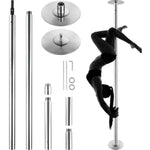 Amocart Professional Dancing Pole Spinning Static Dancing Pole Kit Portable Removable Pole 45mm Heavy-Duty Stainless Steel Pole