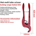 BORX PPR Pipe Cutter Portable Tube Cutter 14-65mm/110-160mm Dual-purpose Scissor for Copper Aluminum PVC PPR PE Tube Hand Tools