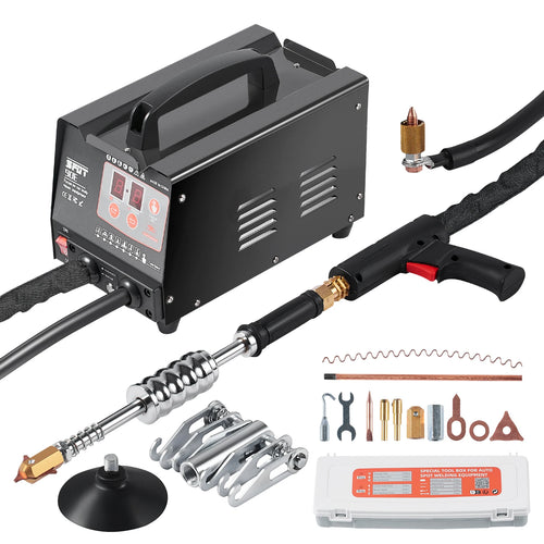 SucceBuy Stud Welder Dent Repair Kit 3KW Car Dent Puller w/ Auto/Manual Welding 7 Versatile Modes Auto Body Spot Welding Machine